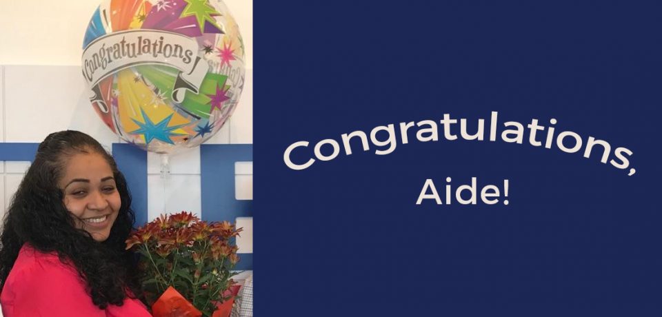 Congratulations, Aide!