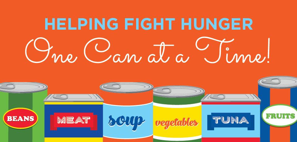 Helping Fight Hunger One Can at a Time!