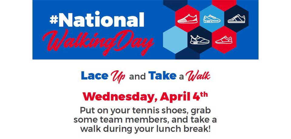 Lace Up on #NationalWalkingDay