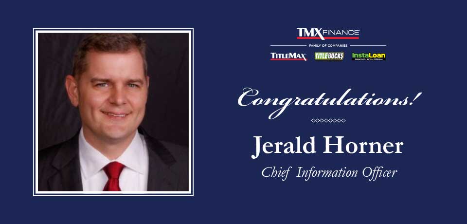 Jerald Horner Named Chief Information Officer