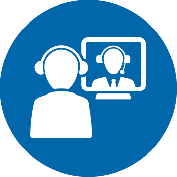 Web video conference icon