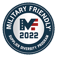 2022 Military Friendly Supplier Badge