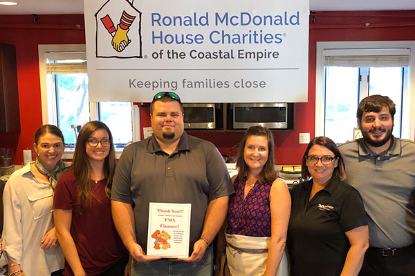 People volunteering at Ronald McDonald House